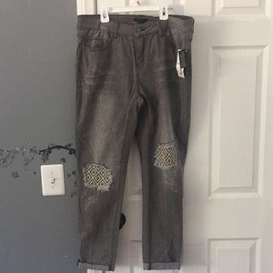 Gray Skinny Pants